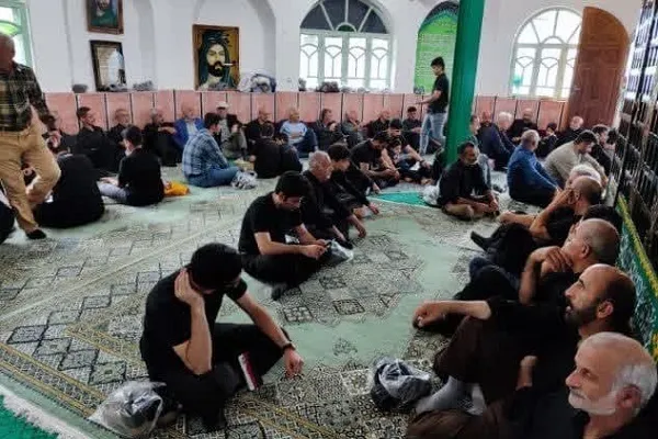 عزاداری محرم در آستان مقدس امامزاده یحیی(ع) روستای گنکرج‌کلا آمل