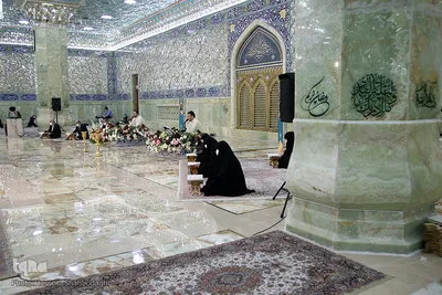 ترتیل‌خوانی در حرم حضرت معصومه(س)