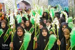 گلباران حرم شاهچراغ در شب ولادت امام رضا( ع‎‎)
