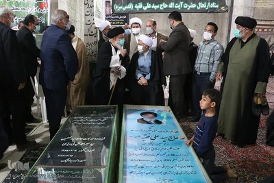 تشییع و خاکسپاری پیکر مرحوم آیت‌الله « سیدمحمد فقیه» در نی ریز‎‎