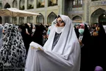 اقامه نماز عید فطر در حرم مطهر رضوی‎

