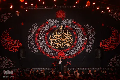عزاداری شب عاشورای حسینی در هیئت بهشت العباس قم