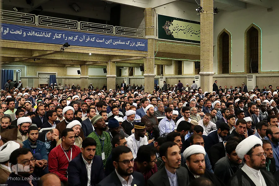 دیدار متسابقان و اعضای هیئت داوران سی و پنجمین دوره مسابقات بین‌المللی قرآن کریم