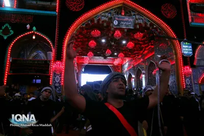 حضور دسته جات عزاداری در بین الحرمین 
در آستانه اربعین حسینی