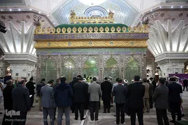 تجدید میثاق جامعه دانشگاهی با آرمانهای معمار کبیر انقلاب اسلامی در حرم مطهر امام خمینی(ره)
