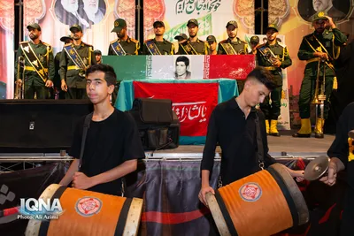 مراسم تشییع پیکر شهید «رمضانعلی استکی» در اصفهان
