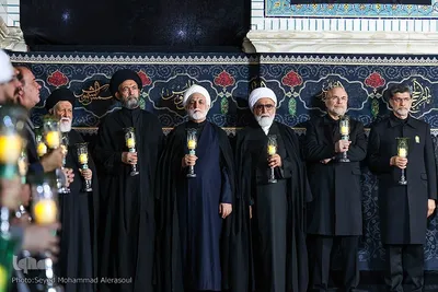 مراسم خطبه‌خوانی شب شهادت امام رضا(ع) در حرم رضوی