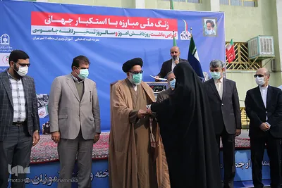 مراسم نواختن زنگ ملی استکبارستیزی و روز دانش‌آموز