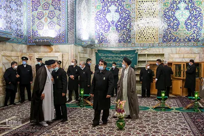 آیین سنتی «صفه» در حرم مطهر رضوی