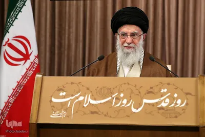 سخنرانی رهبر معظم انقلاب به‌مناسبت روز جهانی قدس