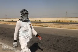 حرکت کاروان‌های پیاده‌روی اربعین به سمت شلمچه