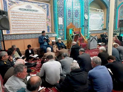 مراسم استقبال از ماه مبارک رمضان در شهرستان اهر