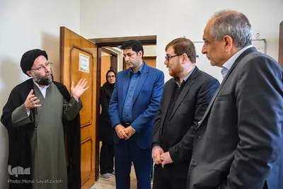 بازدید معاون سیاسی استاندار خوزستان و رییس دفتر استانی نهاد نمایندگی مقام معظم رهبری در دانشگاه های خوزستان از جهاد دانشگاهی خوزستان
