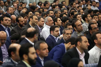 دیدار رئیس و نمایندگان مجلس شورای اسلامی با رهبر انقلاب