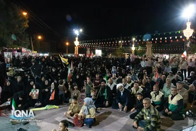 قافله عزاداری شام غریبان شهادت امام رضا(ع) در مبارکه