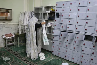 غبارروبی و عطرافشانی مسجد جامع سعدی شیراز‎‎