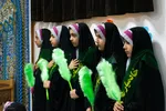 آیین استقبال از پیکر شهید گمنام در دبستان کمائی اصفهان
