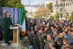 مراسم تشییع پیکرهای مطهر ۱۰ شهید گمنام دفاع مقدس در شیراز