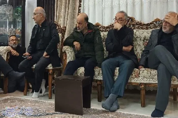 حضور رئیس بنیاد شهید و امور ایثارگران شهرستان بابلسر در منزل شهید شعبان نژاد