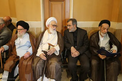 مراسم ختم مادر همسر علی منتظری رئیس جهاددانشگاهی