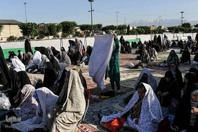 نماز عید سعید فطر در شهر ری