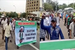 Nigeriyada Şeyx Zəkzaki üçün etiraz aksiyası keçirilib