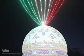مسجد مقدس جمکران در شب نیمه شعبان