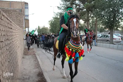 کاروان عزاداری محرم شهر شاهدیه یزد