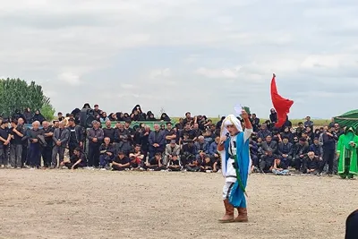 شبیه خوانی روستاب اقبلاغ اقاجان خان