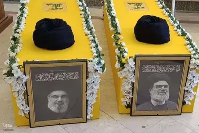 حضور دوستداران مقاومت در مراسم تشییع پیکر سیدحسن نصرالله