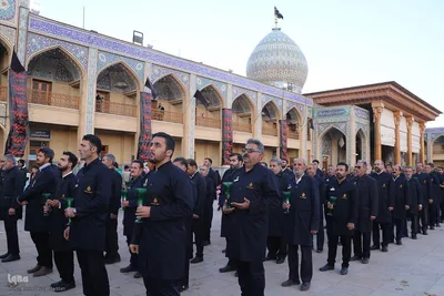 مراسم عزاداری شب شهادت حضرت شاهچراغ(ع)