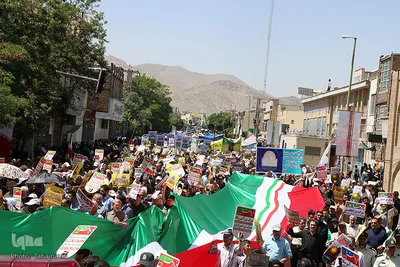 راهپیمایی روز قدس-اراک/عکاس:طه نظیری