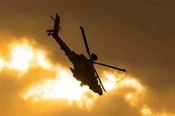 Zionist Regime Helicopters Strike Hamas Posts in Gaza