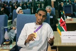 حفظ مقابلوں کا چمپین:
بین الاقوامی قرآنی مقابلہ وحدت کا سرچشمہ