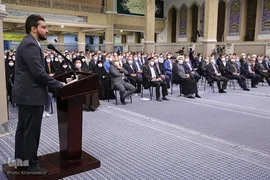دیدار نخبگان و استعدادهای برتر تحصیلی با رهبری