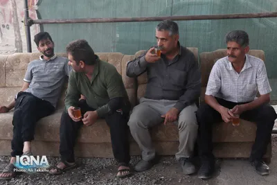 خدمت‌رسانی موکب جوانان قمر بنی هاشم در ملایر