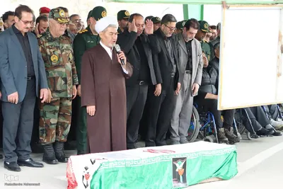 تشییع پیکر شهید «یوسف طالب مرندی» در ارومیه‎