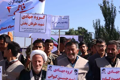 رزمایش جهادگران فاطمی در تبریز‎