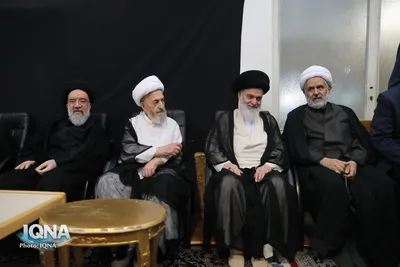 عزاداری روز شهادت امام رضا در دفتر مراجع