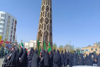 تجمع مردم شاهین‌دژ در حمایت از حمله موشکی ایران به رژیم صهیونیستی‎