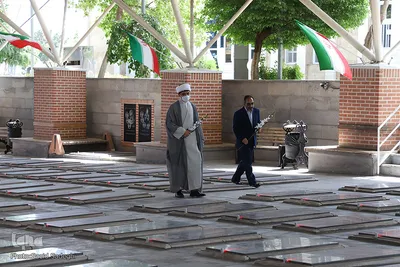 تجدید میثاق منتخبان مردم تبریز در انتخابات شورای اسلامی شهر با شهدا‎‎