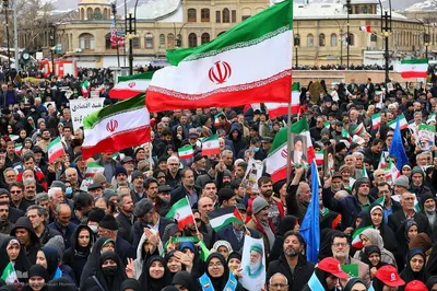 راهپیمایی ۲۲ بهمن در همدان