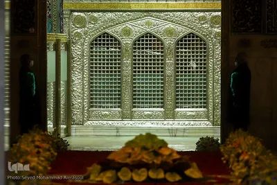آذین بندی حرم مطهر رضوی در آستانه میلاد