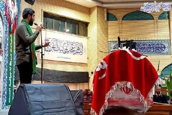 آیین وداع با پیکر مطهر آیت الله شهید عباسعلی سلیمانی در مصلی نماز جمعه بابلسر