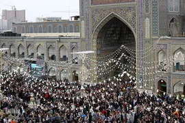تحویل سال ۱۴۰۳ در حرم امام رضا(ع)