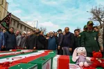 مراسم تشییع پیکر مطهر ۲۱ شهید اقتدار آذربایجان شرقی