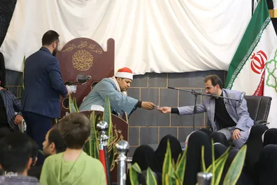 محفل قرآنی با حضور احمد شحات در نمایشگاه قرآن