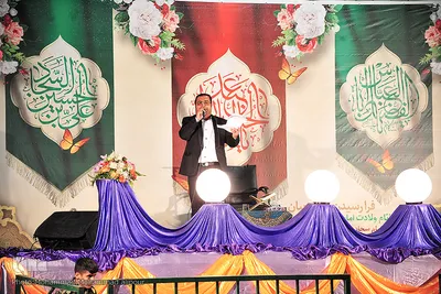 جشن اعیاد شعبانیه در حرم علی‌بن مهزیار اهوازی