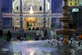 آستان منور حضرت معصومه(س) در شب میلاد کریم اهل بیت، امام حسن(ع)