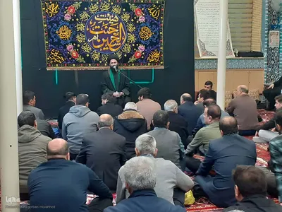 مراسم عزاداری و سینه زنی به مناسبت ایام شهادت حضرت زینب کبری(س) در اهر